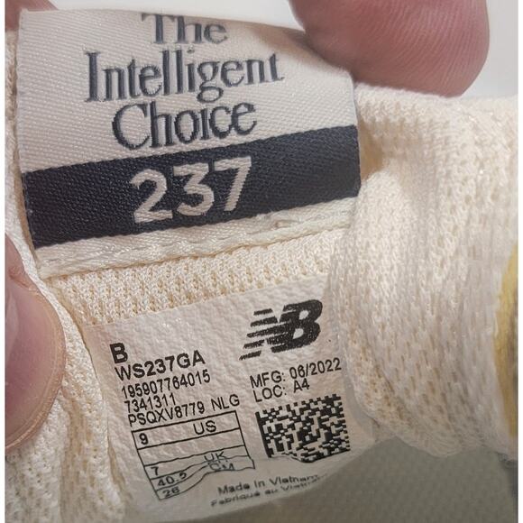 New Balance 237 Running Sneakers Shoes Women 9 Tan Pink - Picture 13 of 14